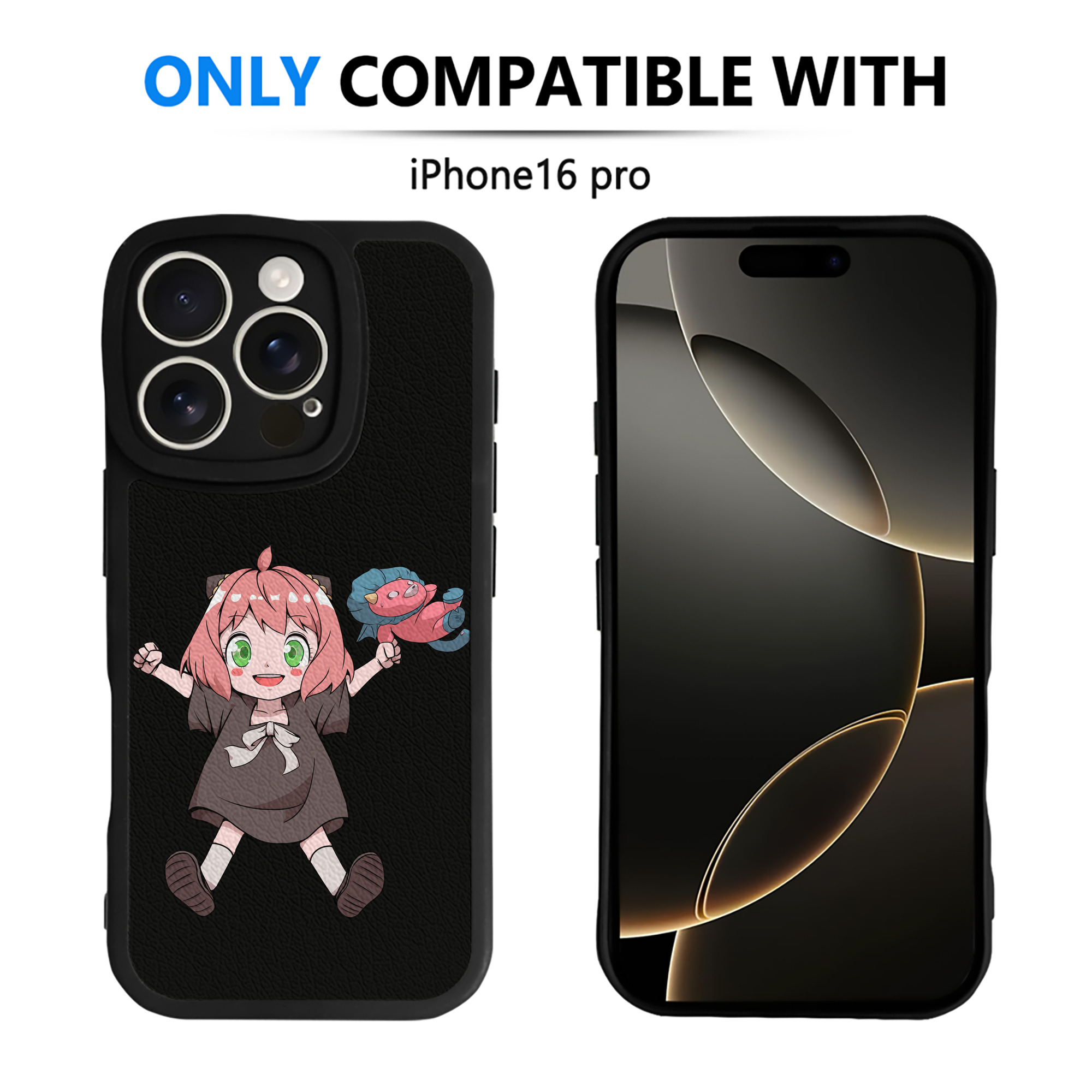 （画像用） SPY×FAMILY间谍家家酒 【iPhone 16シリーズ対応】シリコンスマホケース（レザー調） 材質：シリコン